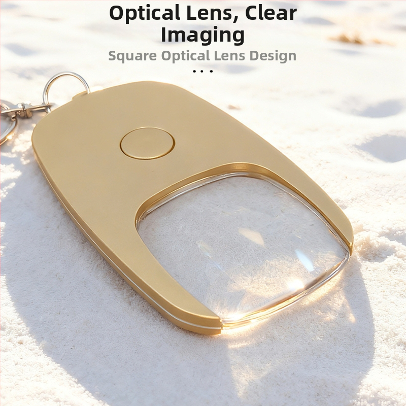 LED palielinošā lupa ar atslēgu piekariņu, USB uzlāde WG144