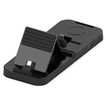 3-σε-1 ασύρματο στήριγμα φόρτισης για iPhone 15/14 — 15W γρήγορη φόρτιση, μαγνητική ευθυγράμμιση, QC3.0, 2.4A, συνολική ισχύς 20W