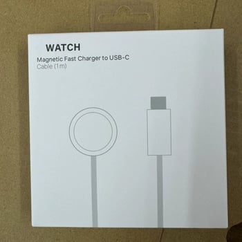 Apple Watch магнитно безжично бързо зарядно – (USB-C PD, серии 7/8/9, 5W изход)