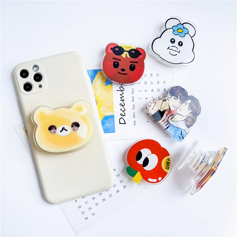 Akrilni držač za telefon s magnetskom stolnom podrškom i prilagođenim anime logom, model 01, šifra 006 (Materijal: Akril; Tip: Lazy stalak; Model: 01; Šifra: 006)