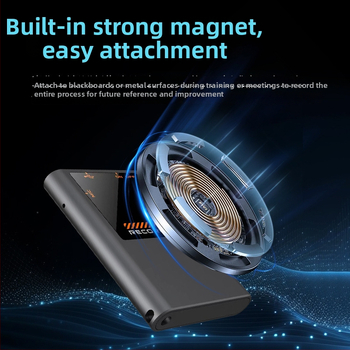 Zvučno aktivirajuća zapisna olovka s OTG, magnetskim klipom, 30 sati snimanja