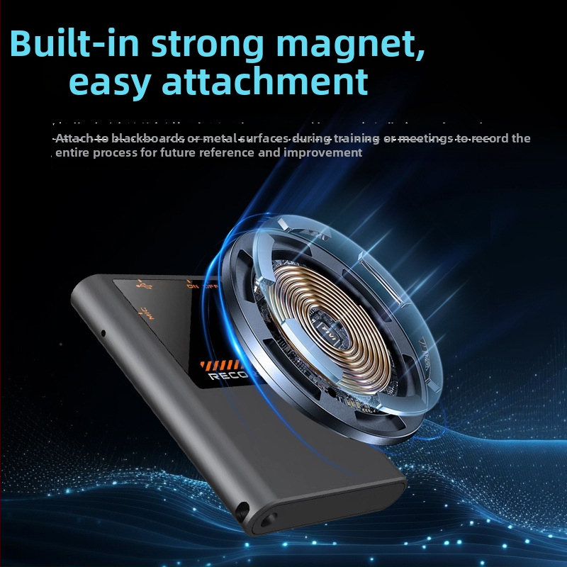 Zvučno aktivirajuća zapisna olovka s OTG, magnetskim klipom, 30 sati snimanja