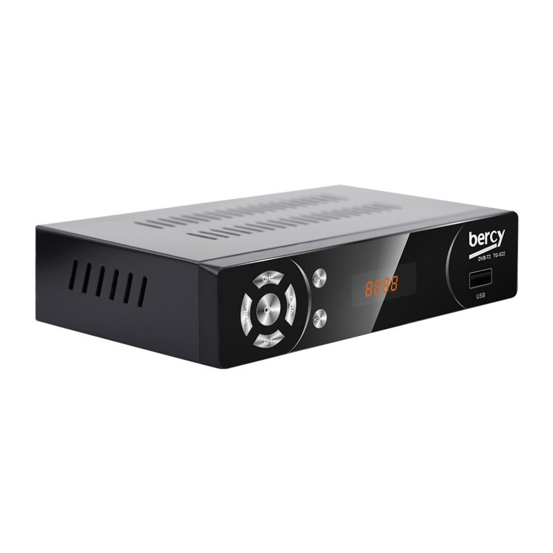 DVB-T2 δικτυακή τηλεοπτική set-top box TG-X22, Full HD 1920x1080, USB/Wi-Fi/HDMI/AV interfaces, ενσωματωμένος σκληρός δίσκος, 256MB RAM