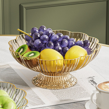 Πλαστικό πιάτο φρούτων για σαλόνι με ανυψωμένα πόδια και αποστράγγιση, απλός σχεδιασμός, 2023