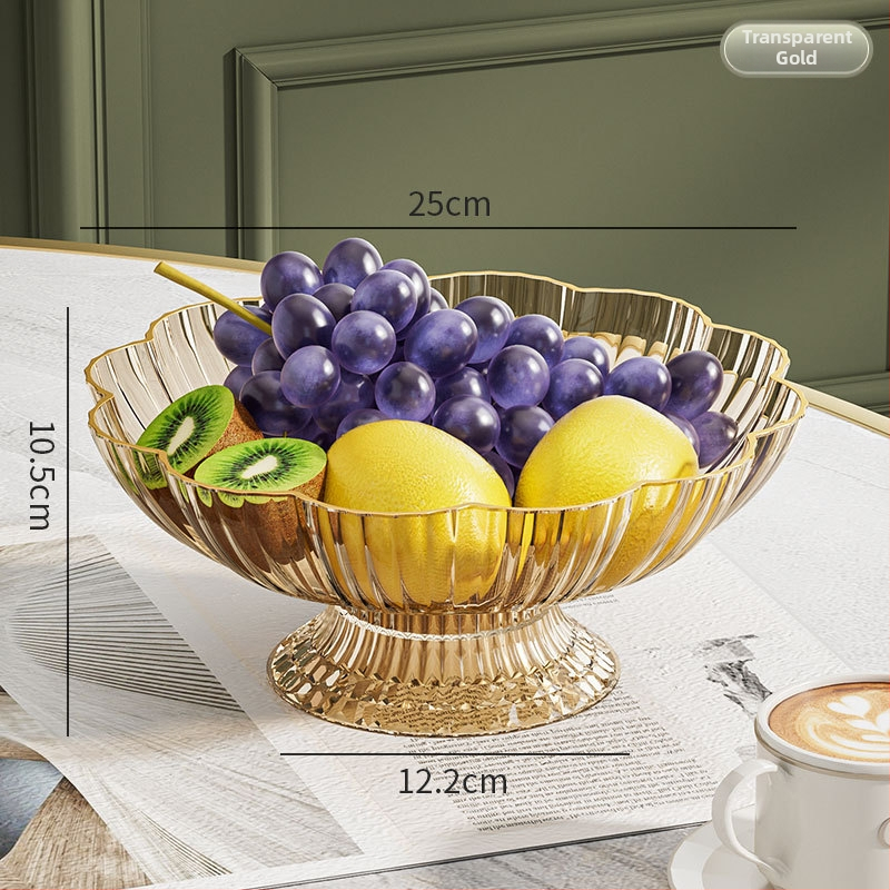 Πλαστικό πιάτο φρούτων για σαλόνι με ανυψωμένα πόδια και αποστράγγιση, απλός σχεδιασμός, 2023