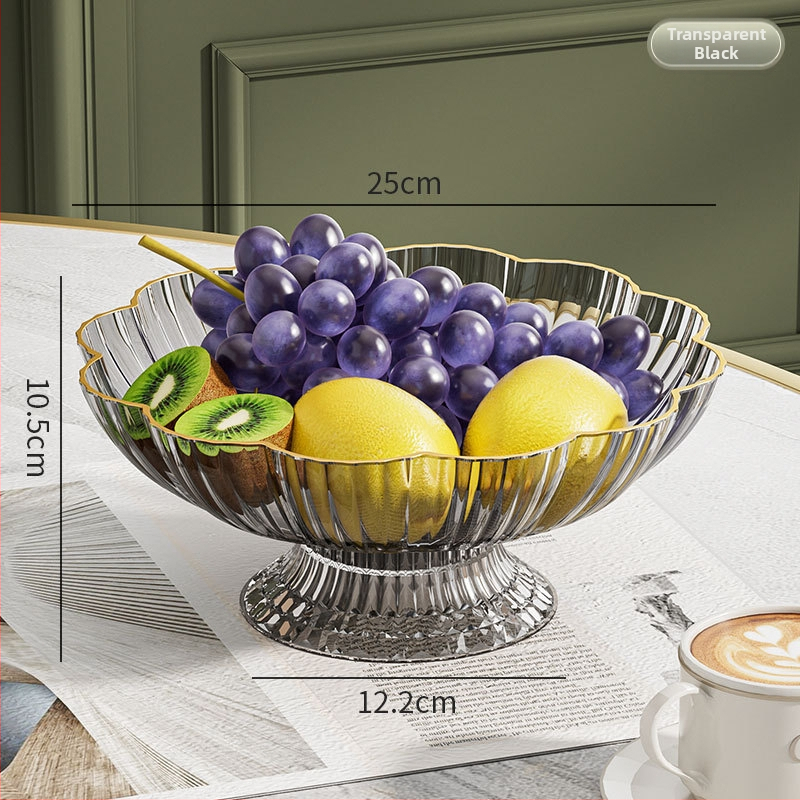 Πλαστικό πιάτο φρούτων για σαλόνι με ανυψωμένα πόδια και αποστράγγιση, απλός σχεδιασμός, 2023