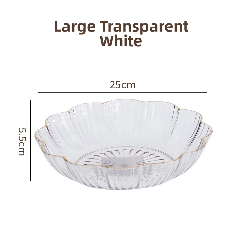 Πλαστικό πιάτο φρούτων για σαλόνι με ανυψωμένα πόδια και αποστράγγιση, απλός σχεδιασμός, 2023