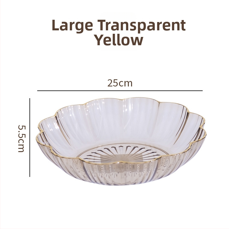 Πλαστικό πιάτο φρούτων για σαλόνι με ανυψωμένα πόδια και αποστράγγιση, απλός σχεδιασμός, 2023