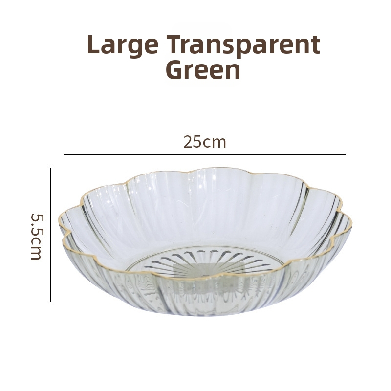 Πλαστικό πιάτο φρούτων για σαλόνι με ανυψωμένα πόδια και αποστράγγιση, απλός σχεδιασμός, 2023