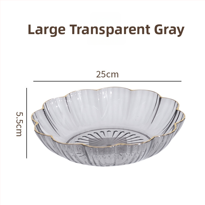 Πλαστικό πιάτο φρούτων για σαλόνι με ανυψωμένα πόδια και αποστράγγιση, απλός σχεδιασμός, 2023