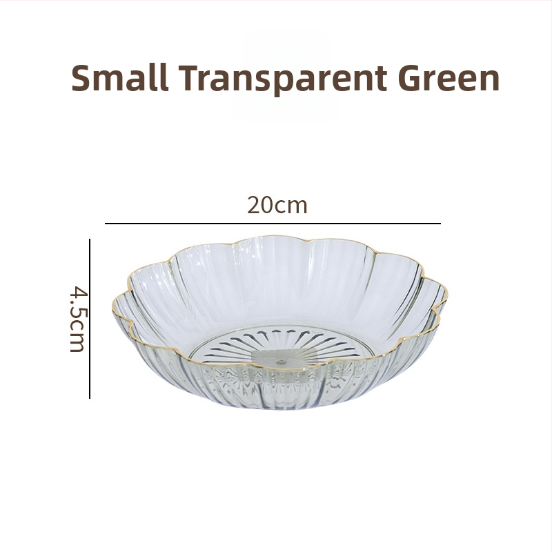 Πλαστικό πιάτο φρούτων για σαλόνι με ανυψωμένα πόδια και αποστράγγιση, απλός σχεδιασμός, 2023