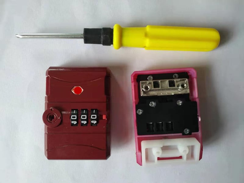 Lacăt pentru bagaj cu parolă – Material ABS, Iarna 2022, pentru valize cu roți