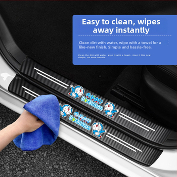 Univerzális autóküszöbvédő és küszöbvédő sáv karcolás elleni védelemmel