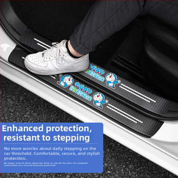 Univerzális autóküszöbvédő és küszöbvédő sáv karcolás elleni védelemmel