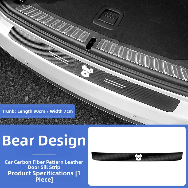 Univerzális autóküszöbvédő és küszöbvédő sáv karcolás elleni védelemmel