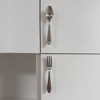 Λαβή ντουλαπιού για μαγειρικά σκεύη, μοντέρνος μινιμαλιστικός σχεδιασμός, κράμα ψευδάργυρου, επιφανειακή τοποθέτηση