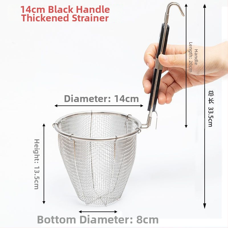 304 nerūsējošā tērauda sietiņš makaronu un karsta katla pagatavošanai ar riteņiem, saliekams, gumijas rokturis