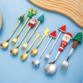 Set tacâmuri din oțel inoxidabil pentru copii – stil drăguț, model cartoon, lustruire oglindă