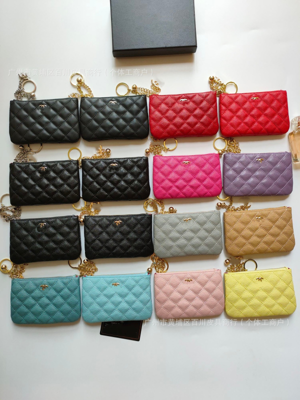 Portofel pentru monede din piele naturală pentru femei, stil minimalist și lux discret, portofel compact cu fermoar