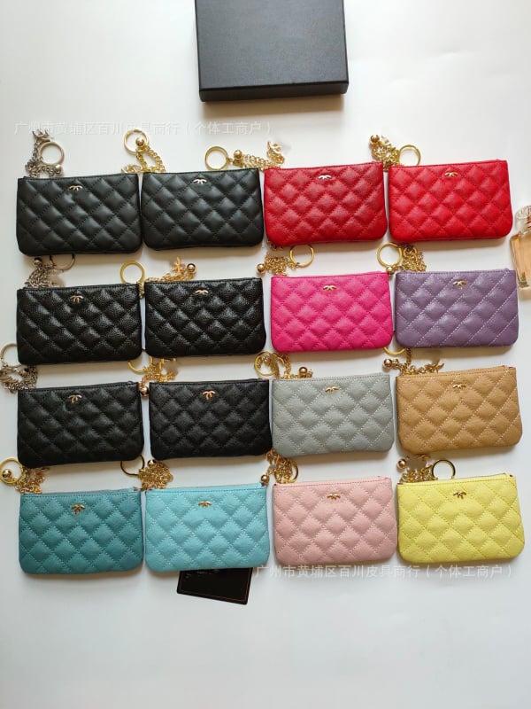 Portofel pentru monede din piele naturală pentru femei, stil minimalist și lux discret, portofel compact cu fermoar