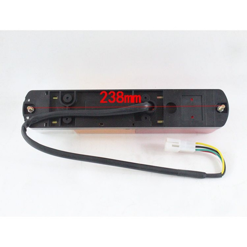 Háromszínű hátsó lámpa targoncához – irányjelző, féklámpa, fény az ütközés elleni védelemhez, 12V/24V, 5000 lm