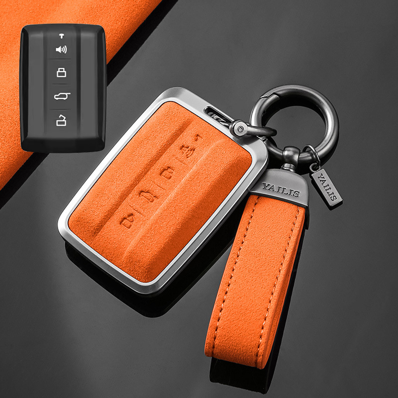 YAILIS θήκη κλειδιών Tank 300, σουέδ, απλό στυλ