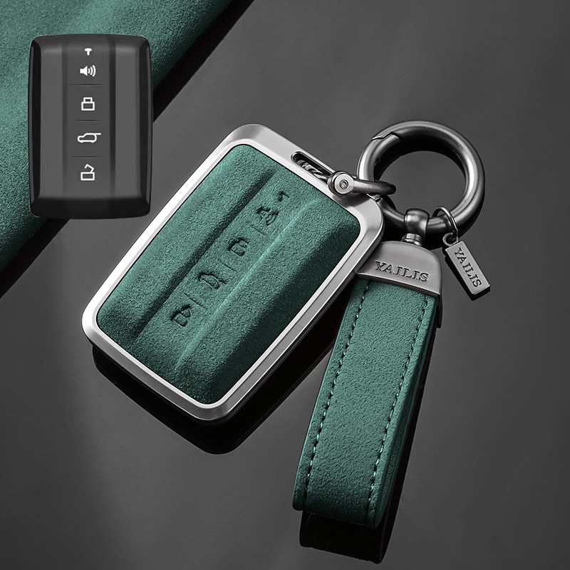 YAILIS θήκη κλειδιών Tank 300, σουέδ, απλό στυλ