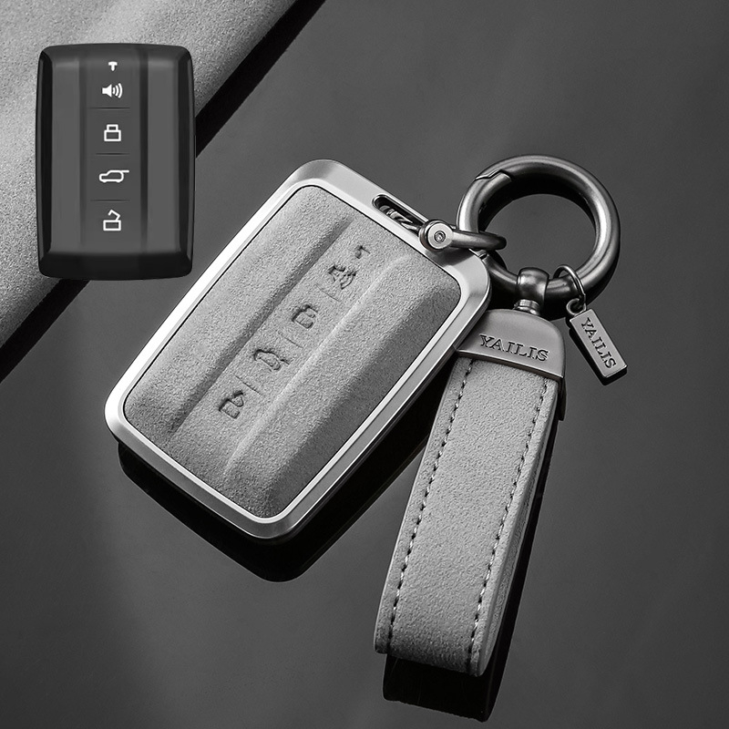 YAILIS θήκη κλειδιών Tank 300, σουέδ, απλό στυλ