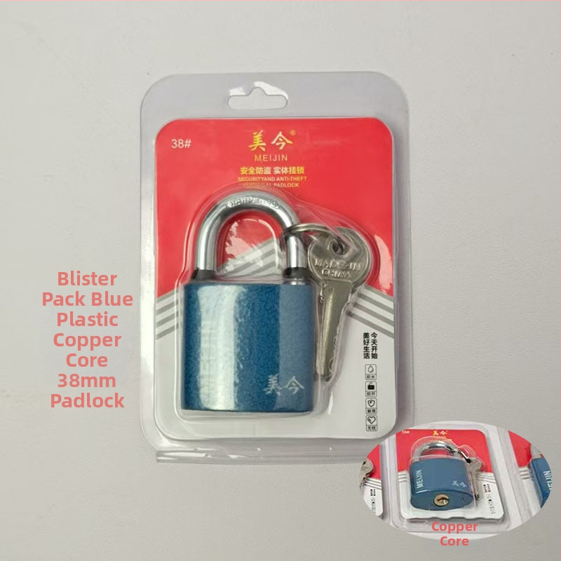 Padlock skapjiem, atvilktnēm un durvīm — dzelzs, mājsaimniecības aizslēdzējs, moderns minimālisms, model Padlock