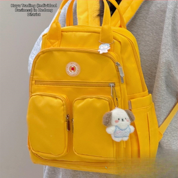 Māmiņām piemērots mugursoma ar lielu ietilpību, plecu siksnas ar gaisa spilvenu, poliesters, Oxford oderējums, 2025. gada pavasaris