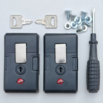 Lagaminų užraktų aksesuaras su kortos tipo sagteliu – ABS medžiaga, prekės numeris 1001618271, 2025 m. pavasaris, lagaminų aksesuarai, stilius Elegantiška brandaus amžiaus moteris