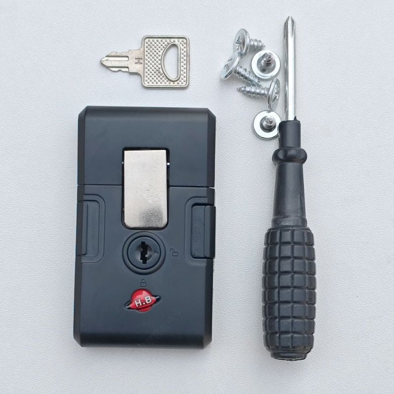 Lagaminų užraktų aksesuaras su kortos tipo sagteliu – ABS medžiaga, prekės numeris 1001618271, 2025 m. pavasaris, lagaminų aksesuarai, stilius Elegantiška brandaus amžiaus moteris