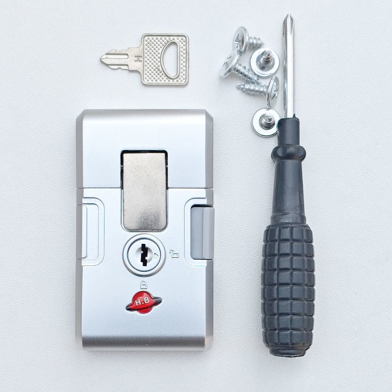 Lagaminų užraktų aksesuaras su kortos tipo sagteliu – ABS medžiaga, prekės numeris 1001618271, 2025 m. pavasaris, lagaminų aksesuarai, stilius Elegantiška brandaus amžiaus moteris