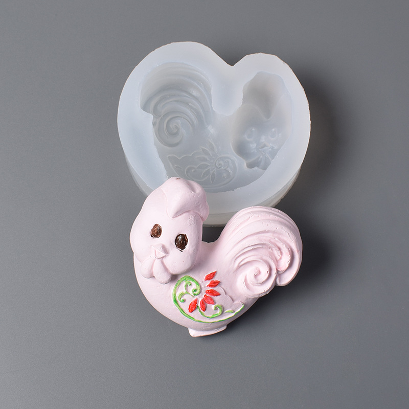 Formă din silicon pentru torturi zodiacale — formă neregulată, pentru coacere, stil nou chinezesc