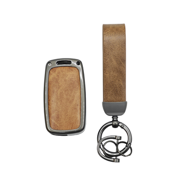 Carcasă pentru cheie Volkswagen: aliaj+PU, stil modern, compatibil cu Sharan 2007-2018, Polo 2010-2017, Tiguan 2007-2018, Touran 2007-2018.