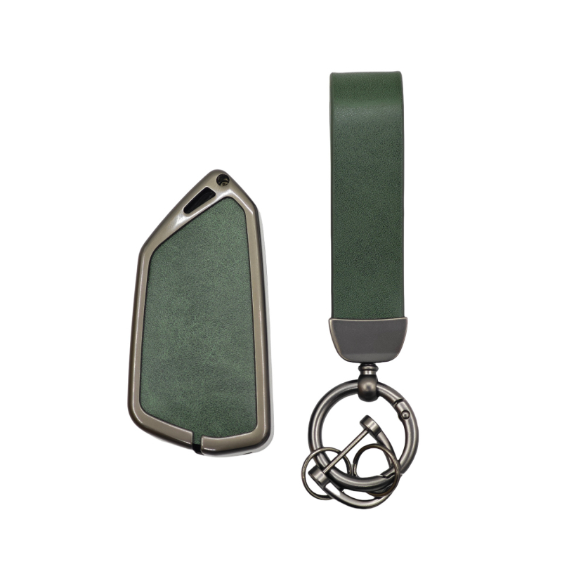 Carcasă pentru cheie Volkswagen: aliaj+PU, stil modern, compatibil cu Sharan 2007-2018, Polo 2010-2017, Tiguan 2007-2018, Touran 2007-2018.