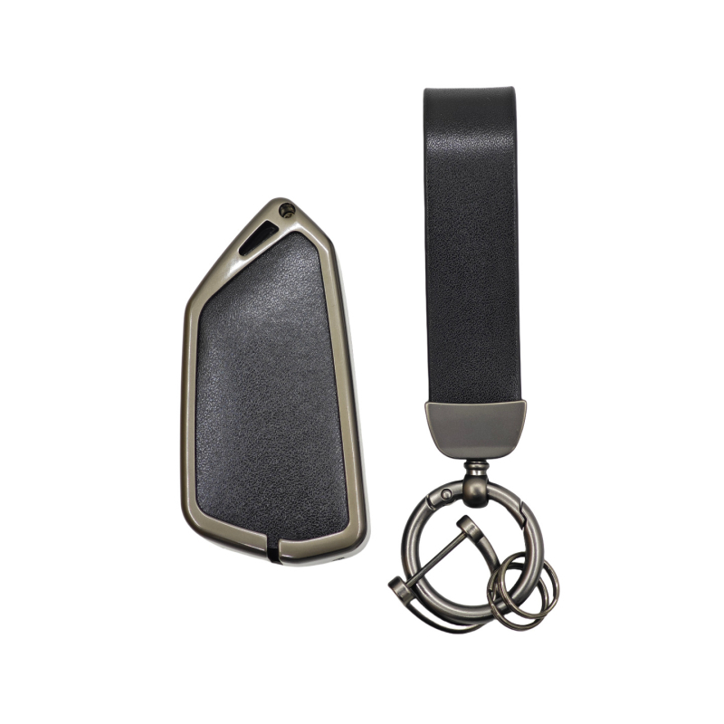 Carcasă pentru cheie Volkswagen: aliaj+PU, stil modern, compatibil cu Sharan 2007-2018, Polo 2010-2017, Tiguan 2007-2018, Touran 2007-2018.