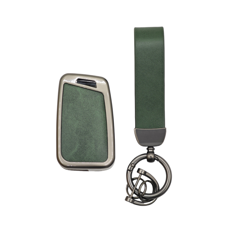 Carcasă pentru cheie Volkswagen: aliaj+PU, stil modern, compatibil cu Sharan 2007-2018, Polo 2010-2017, Tiguan 2007-2018, Touran 2007-2018.