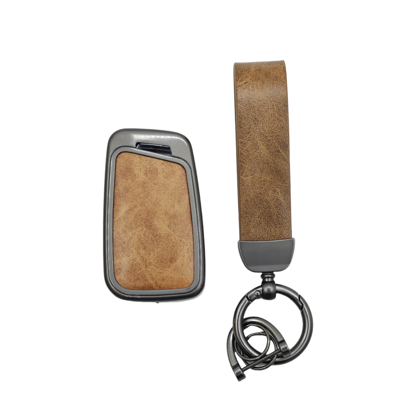 Carcasă pentru cheie Volkswagen: aliaj+PU, stil modern, compatibil cu Sharan 2007-2018, Polo 2010-2017, Tiguan 2007-2018, Touran 2007-2018.