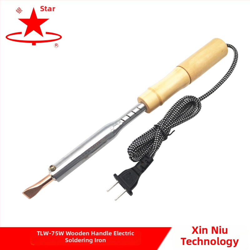 Elektrinis lituoklis su medine rankena (Silver Star, 220V, energijos tipas: elektrinis)