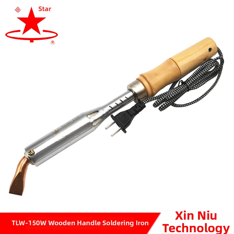 Elektrinis lituoklis su medine rankena (Silver Star, 220V, energijos tipas: elektrinis)