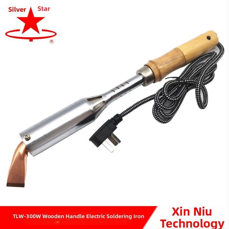 Elektrinis lituoklis su medine rankena (Silver Star, 220V, energijos tipas: elektrinis)