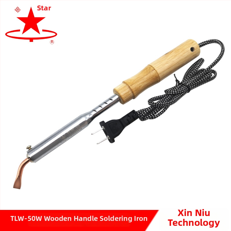 Elektrinis lituoklis su medine rankena (Silver Star, 220V, energijos tipas: elektrinis)