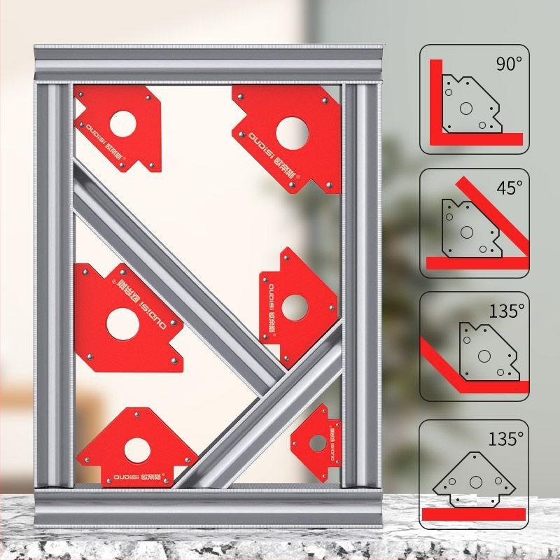 Otis Magnetinis suvirinimo pozicionierius — daugia kampių, 90° dešiniojo kampo, suvirinimui ir purškimui