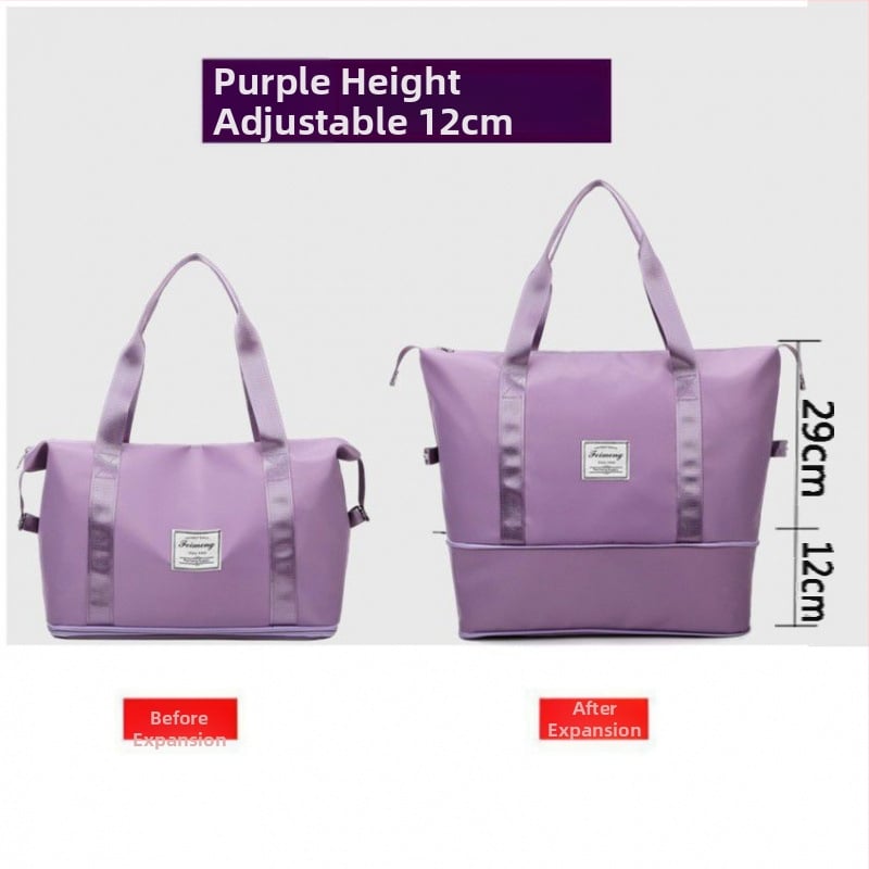 Reisikott kolmekihilise disainiga, laiendatava mahuga, PU materjal, vooder kanvas, maht alla 20 L