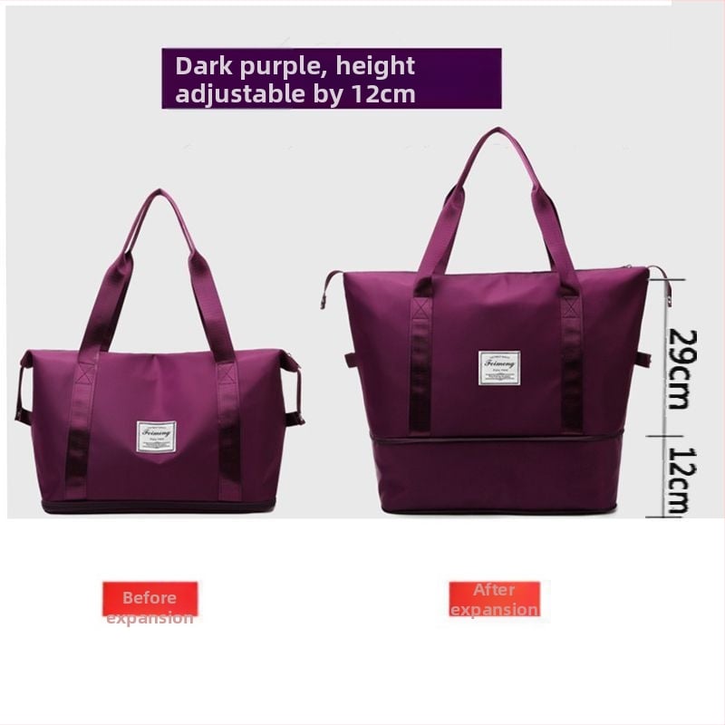 Reisikott kolmekihilise disainiga, laiendatava mahuga, PU materjal, vooder kanvas, maht alla 20 L