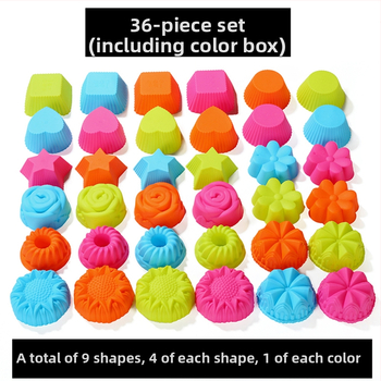 Σιλικονοφόρμες για μάφιν – 9 σχήματα ντόνατ, ακανόνιστος σχηματισμός, φόρμα ψησίματος