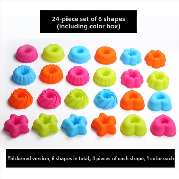 Σιλικονοφόρμες για μάφιν – 9 σχήματα ντόνατ, ακανόνιστος σχηματισμός, φόρμα ψησίματος