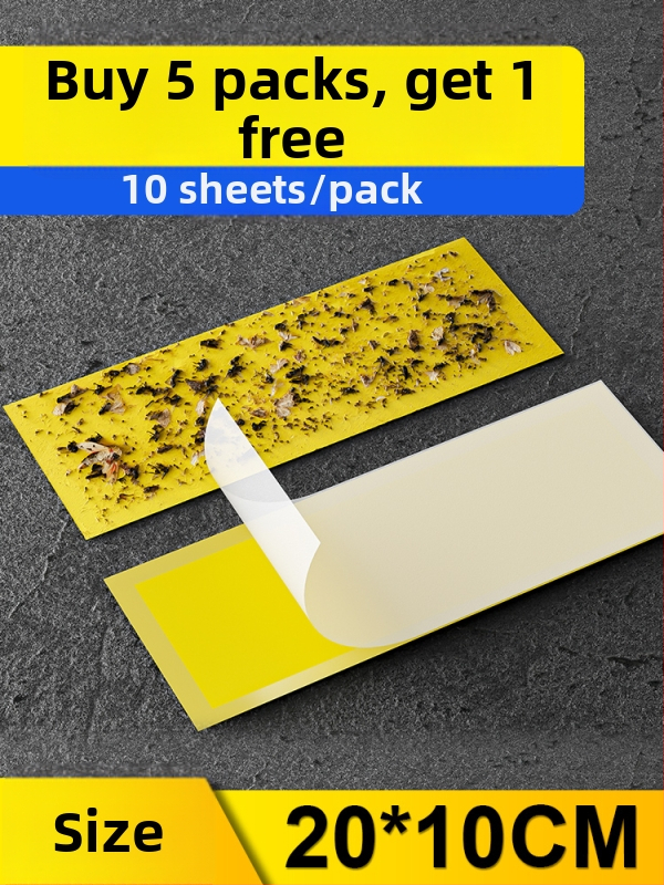 Klipavimo popierius musėms gaudyti lempos — vabzdžių gaudyklė plokštė, dengiamas plotas 10 m², importuotas viskozės tinklas, be baterijų, universalaus stiliaus