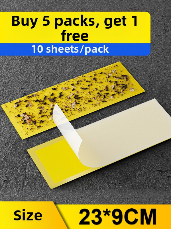 Klipavimo popierius musėms gaudyti lempos — vabzdžių gaudyklė plokštė, dengiamas plotas 10 m², importuotas viskozės tinklas, be baterijų, universalaus stiliaus